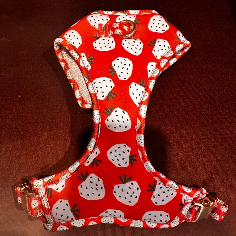 Top Paw Strawberry Neoprene Harness Size Small